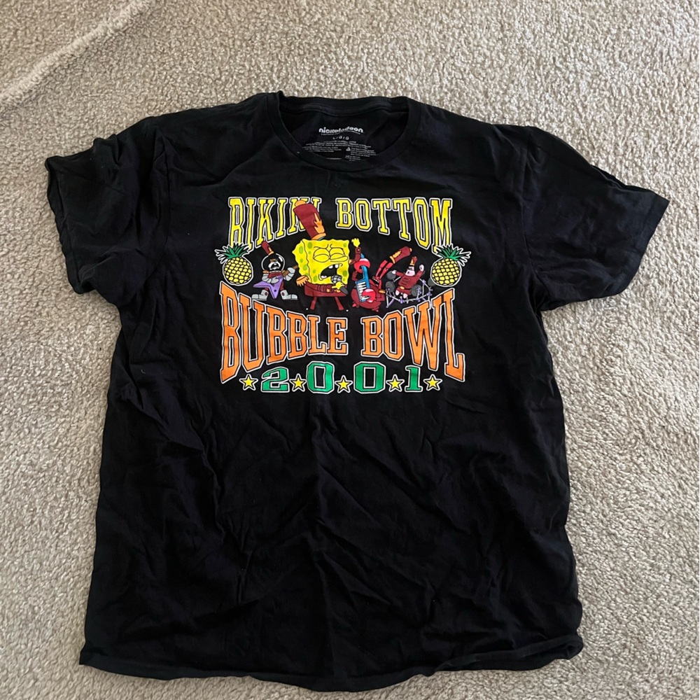 Spongebob Bikini Bottom Bubble Bowl T-Shirt